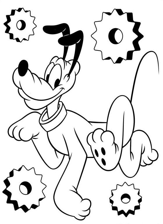 Dibujos De Pluto De Disney Para Colorear Pintar E Imprimir Gratis