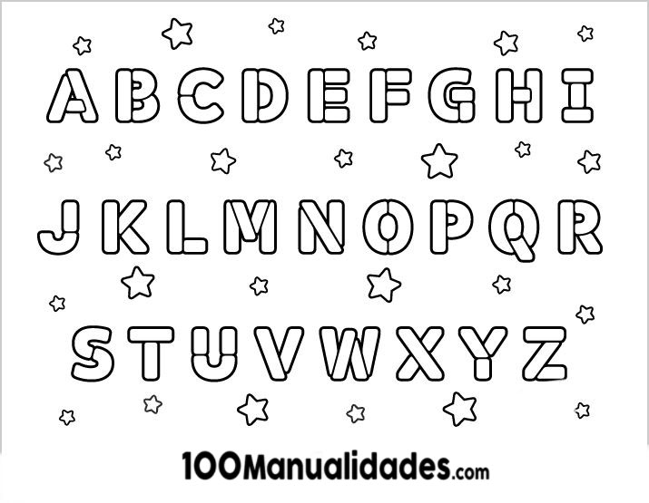 Featured image of post Grandes Abecedario Para Colorear E Imprimir Aqu te mostraremos los mejores modelos de alfabetos que hemos seleccionado para ti